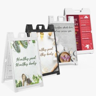 Sidewalk A-frame signs