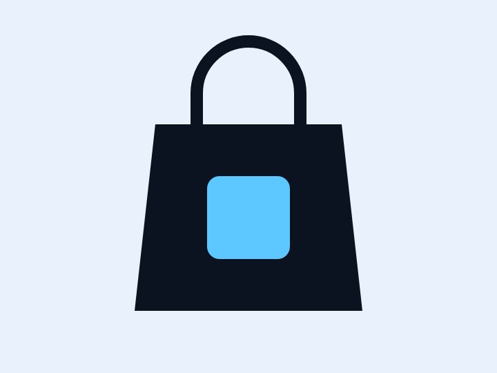 Illustration of a shopping bag