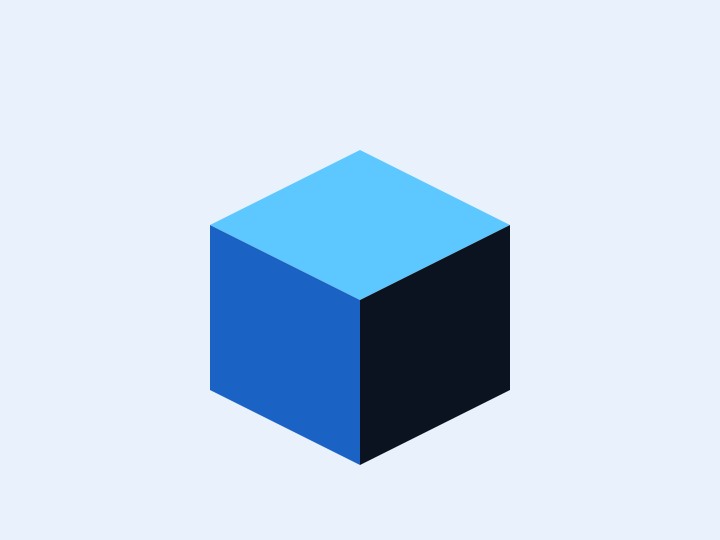 Illustration of a printed box