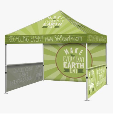 Custom printed 10 by 10 event tent