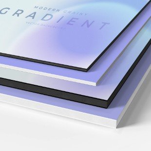 Stacked rigid sign panels