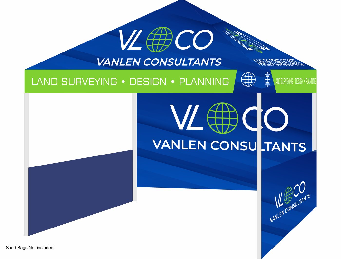 Canopy tent design for Vanlen Consultants